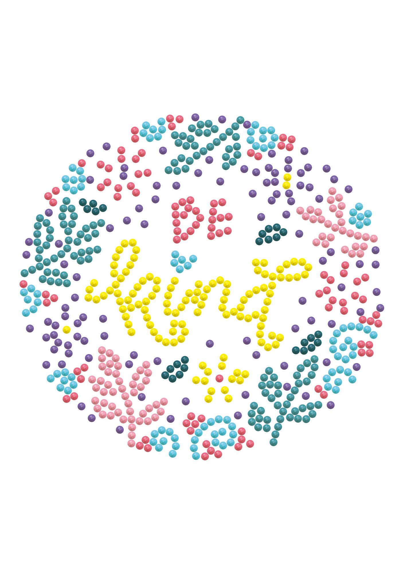 Diamond Dotz® Be Kind Iron-On 'n' Dot Kit